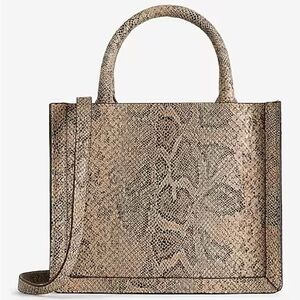 NWT~EXPRESS Snakeskin Mini Tote